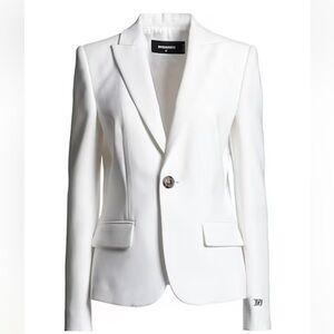 DSQUARED2 Off-White Two Button Blazer